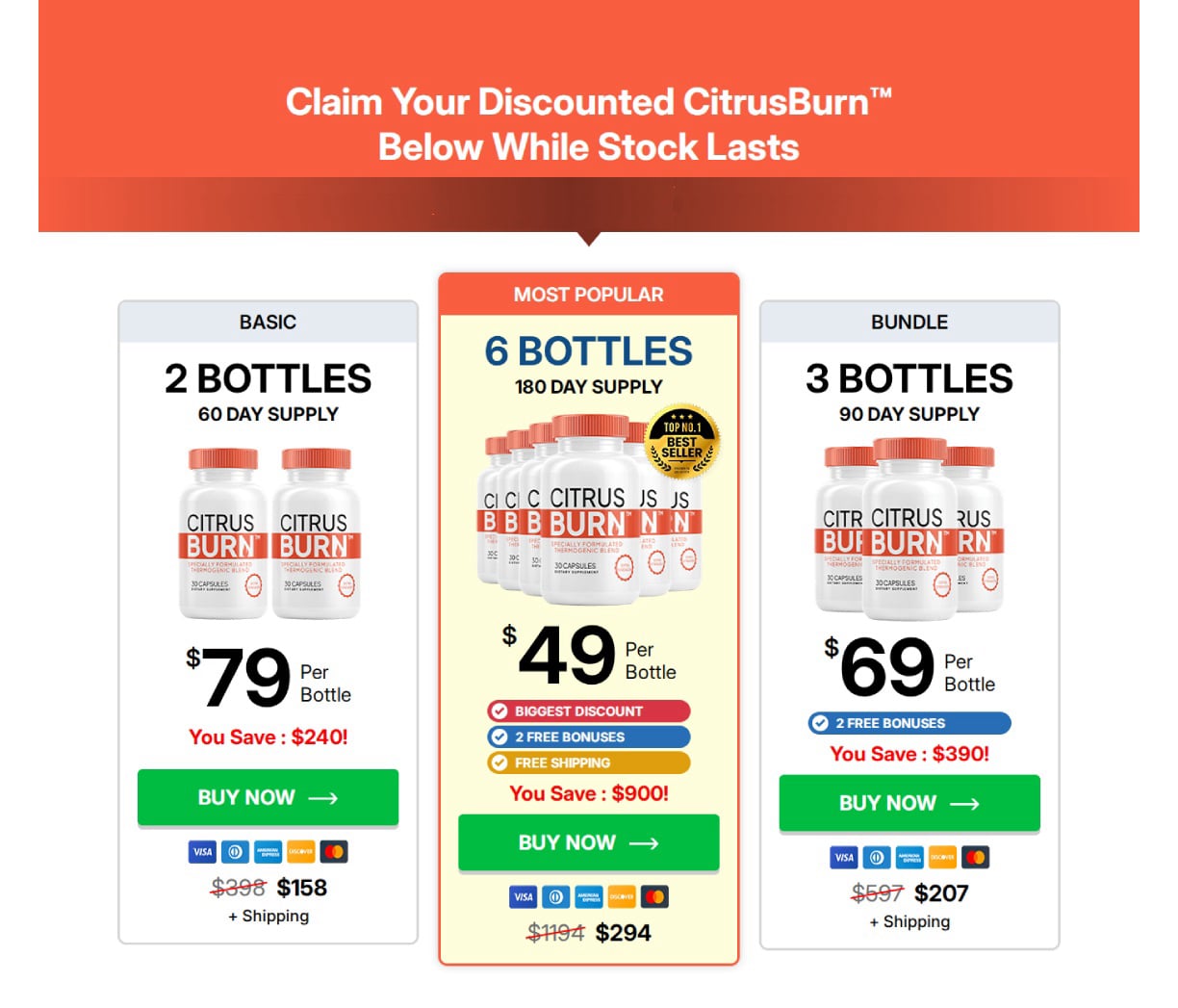 Citrus Burn Offer